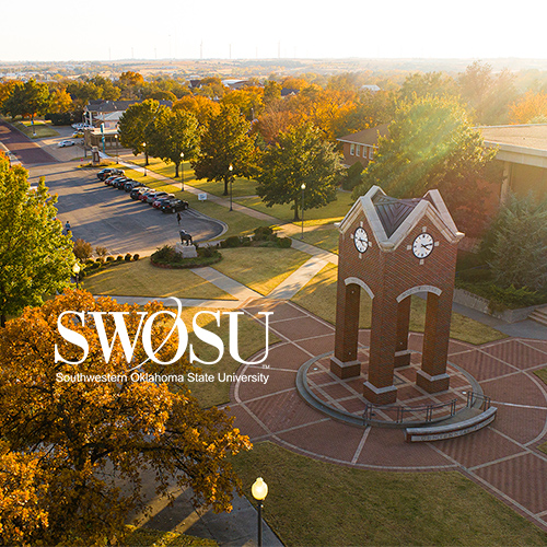 Clocktower on SWOSU's campus