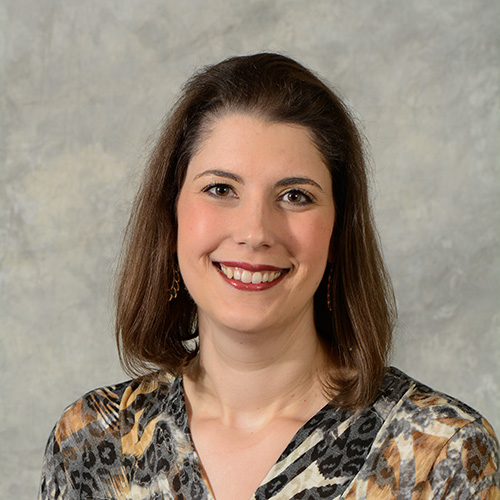 Woman with long brown hair