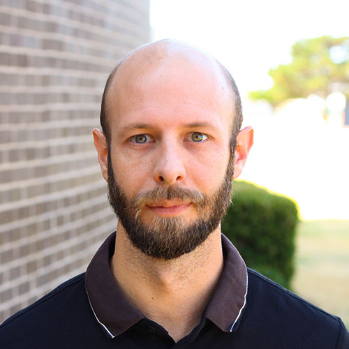 Man with a dark beard