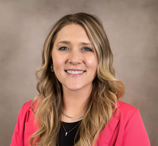 woman with long brown hair