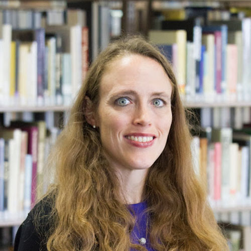 Woman with long brown hair