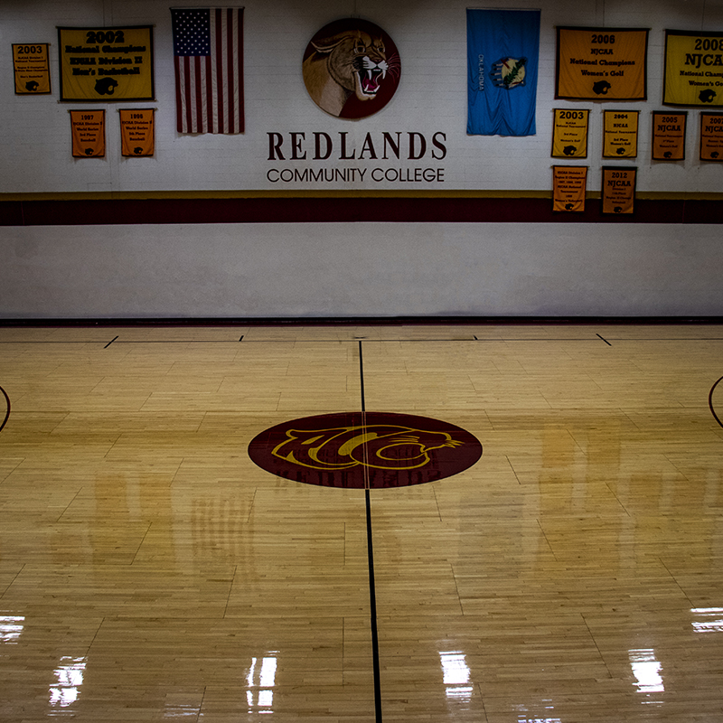 Redlands basketball court